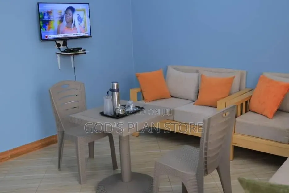 Imported Matted Plastic Table and Chairs Set for Indoor Dining