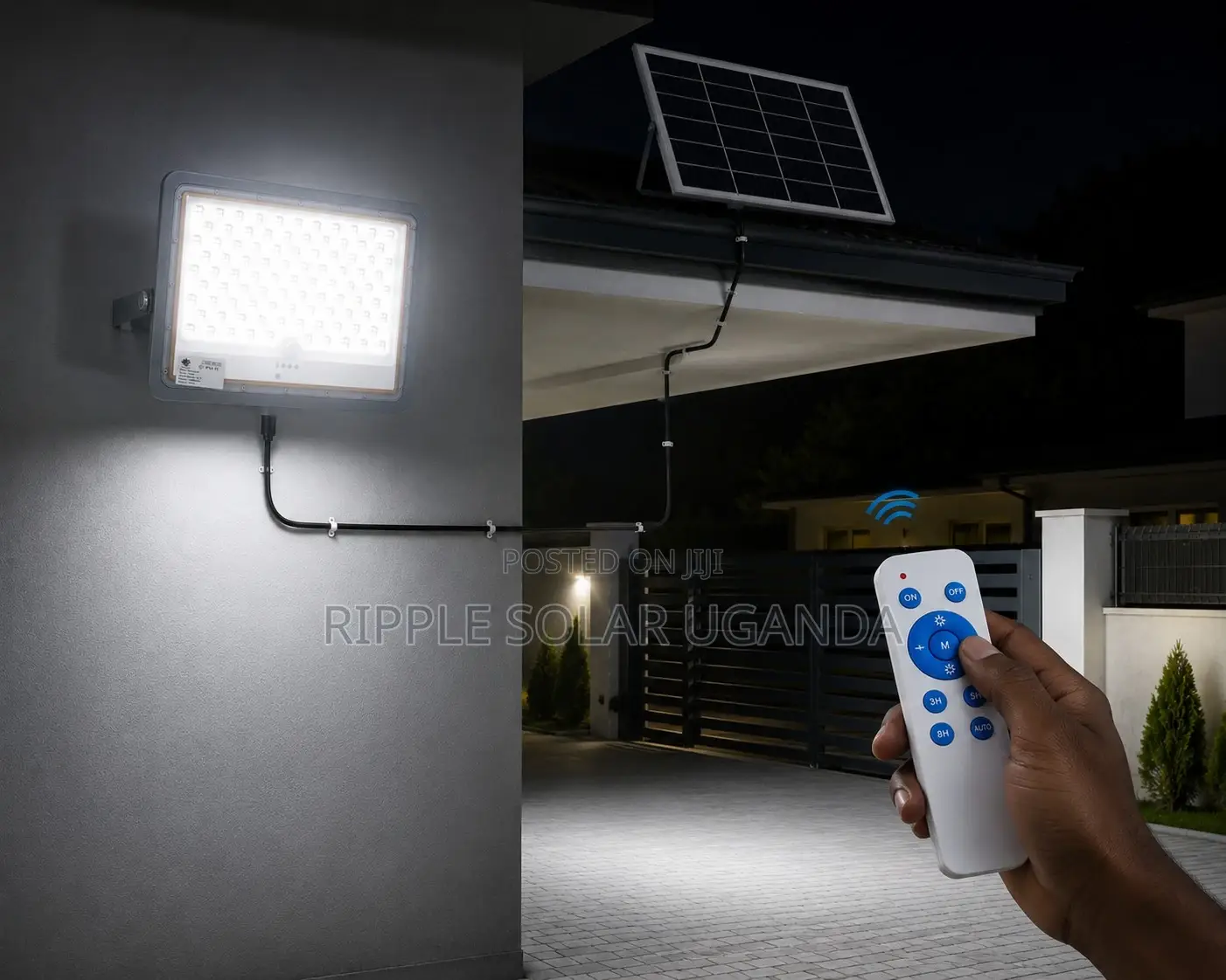 500W Solar Flood Light – Waterproof Security Light