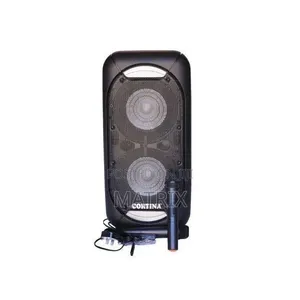 Cortina 12"Inch Amplified Speaker With 2 Wireless Microphones
