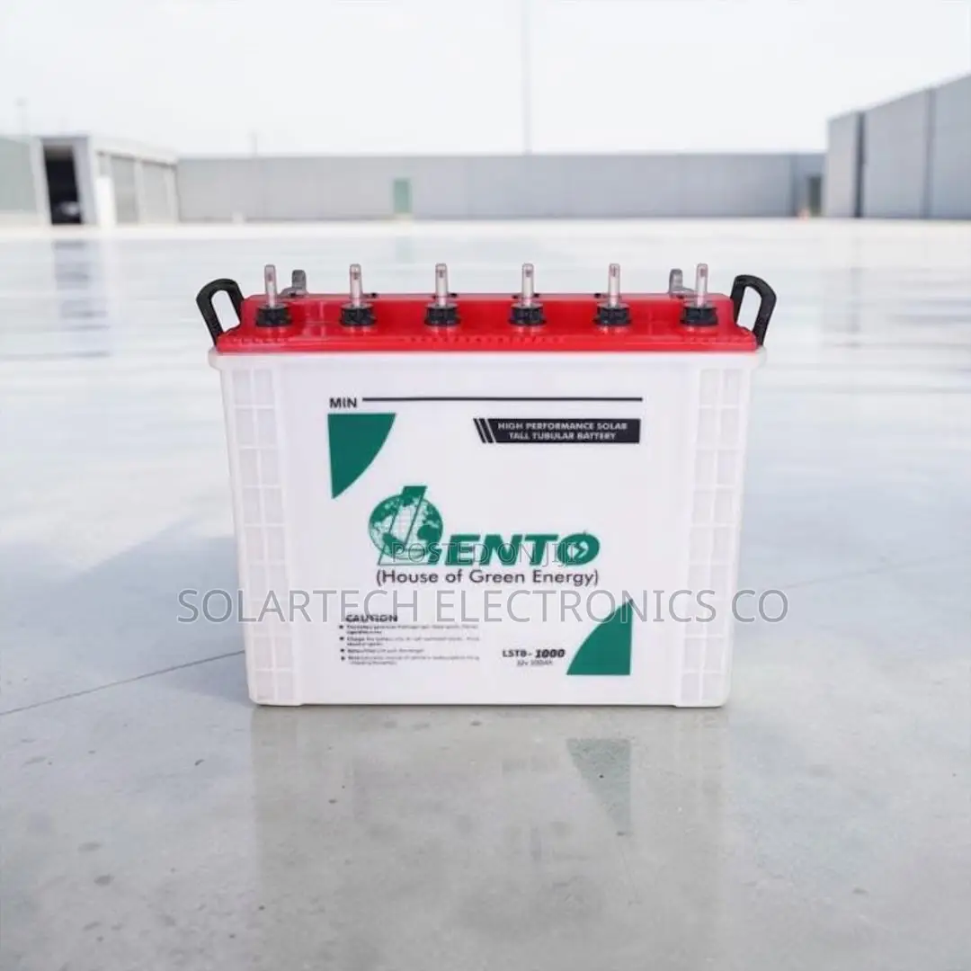 Lento 200Ah Deep Cycle Tall Tubular Battery for Inverters and UPS
