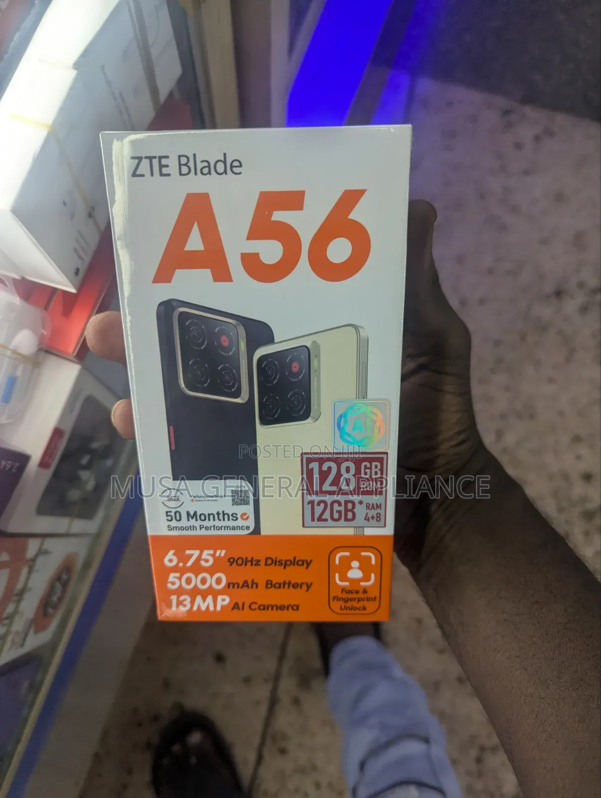 New ZTE Blade A56 128 GB Black