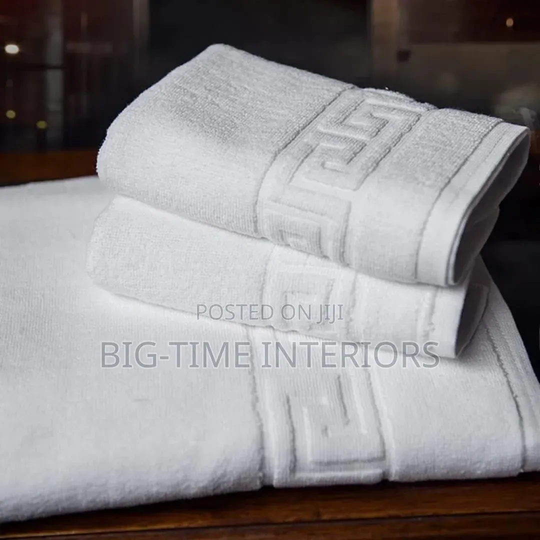 White Cotton Large Greek Towels