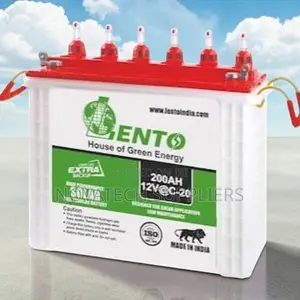 Heavy Duty Lento 200Ah 12V Tubular Battery for Solar Systems