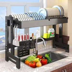 Multi-Functional Over-the-Sink Dish Drying Rack.