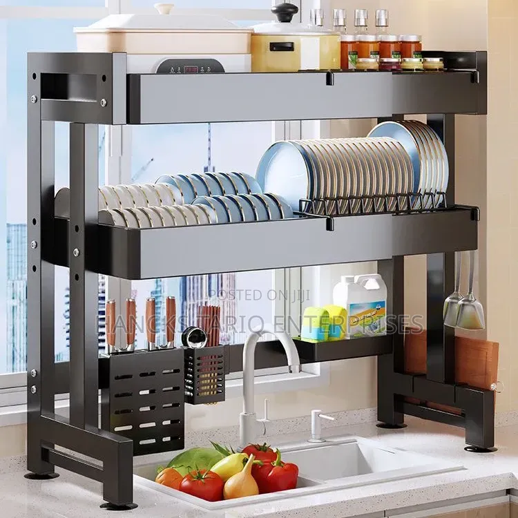 Multi-Functional Over-the-Sink Dish Drying Rack.