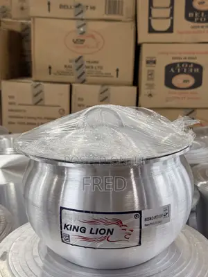 Super Heavy King Lion Brand Aluminum "Waka" Cooking Pot