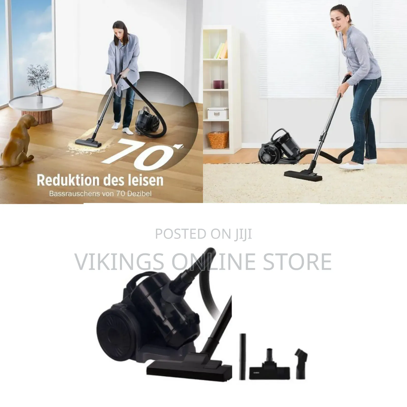 RAF 2-in-1 Folding Brush 2L Capacity Bagless Vacuum Cleaner