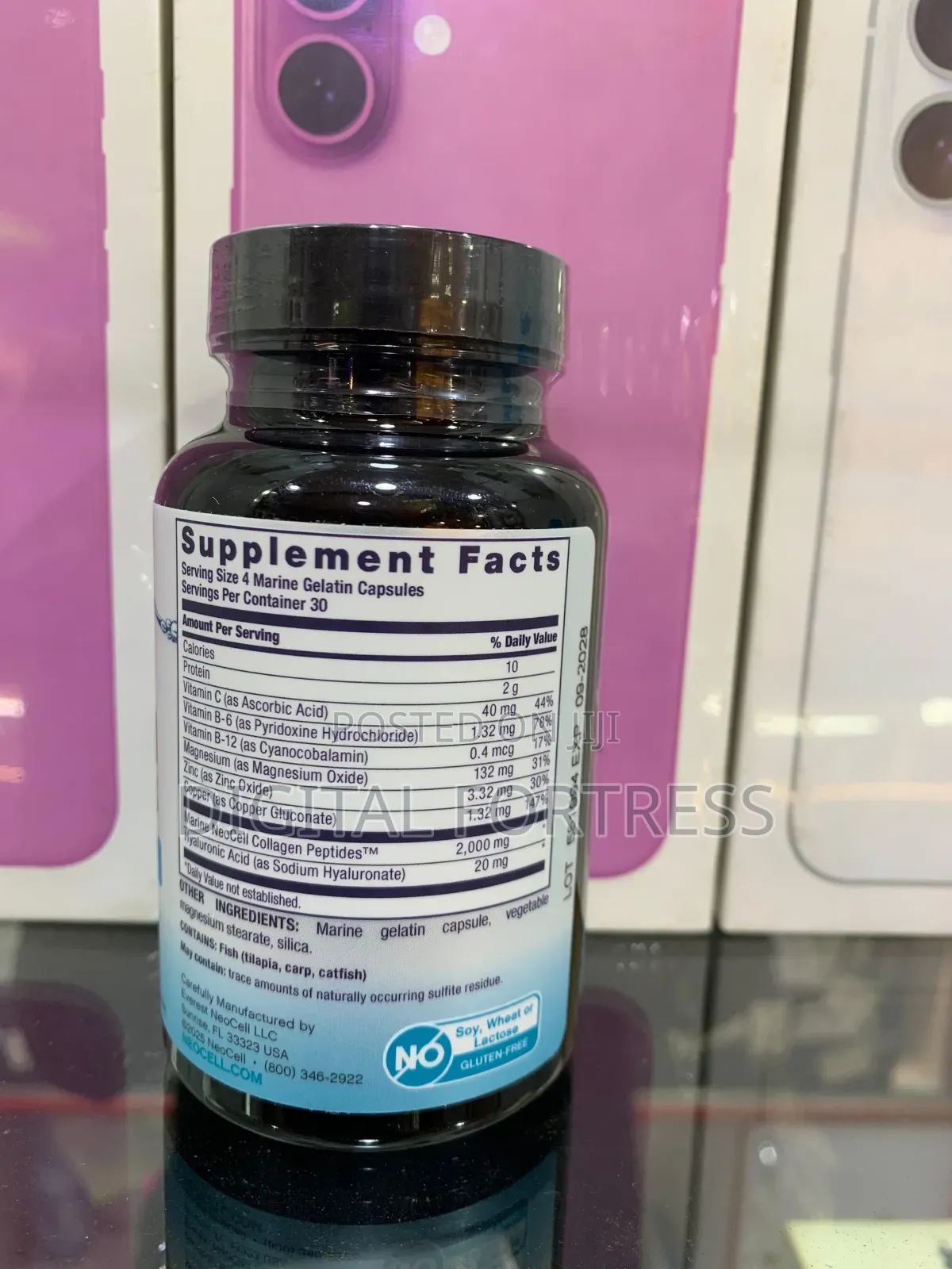 Neocell Marine Collagen With Hyaluronic Acid