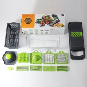 14-in-1 Multifunctional Kitchen Veggie Slicer and Chopper Set.