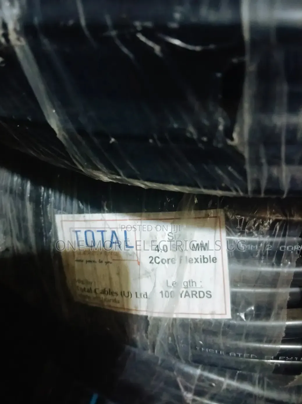 DC Load Cables 4mm/2cores Total Brand.