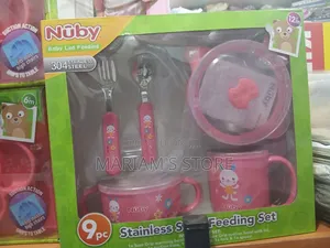 Nuby Stainless Steel Feeding Set,