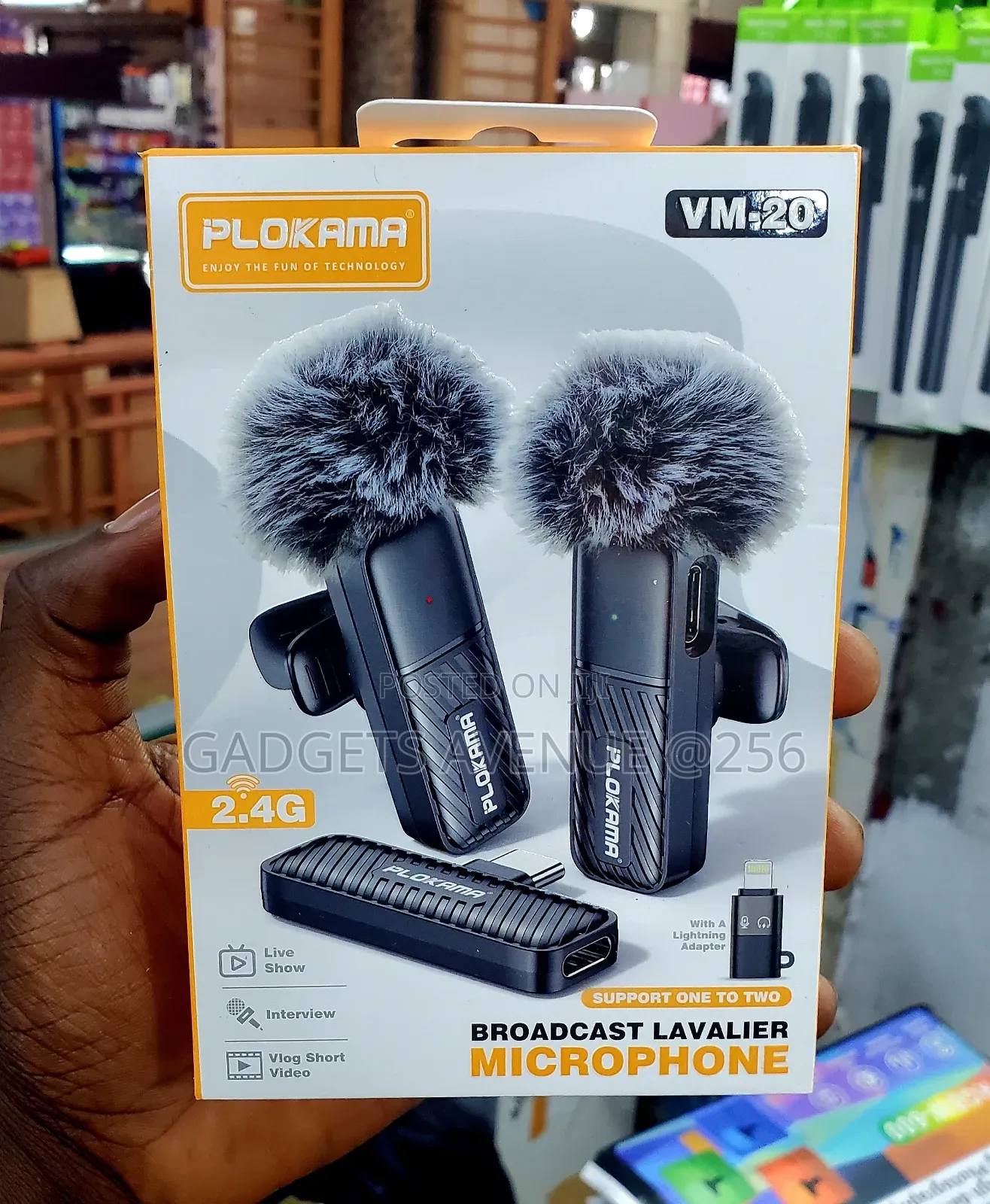 Plokama VM-20 Dual Wireless Lavalier Microphone System