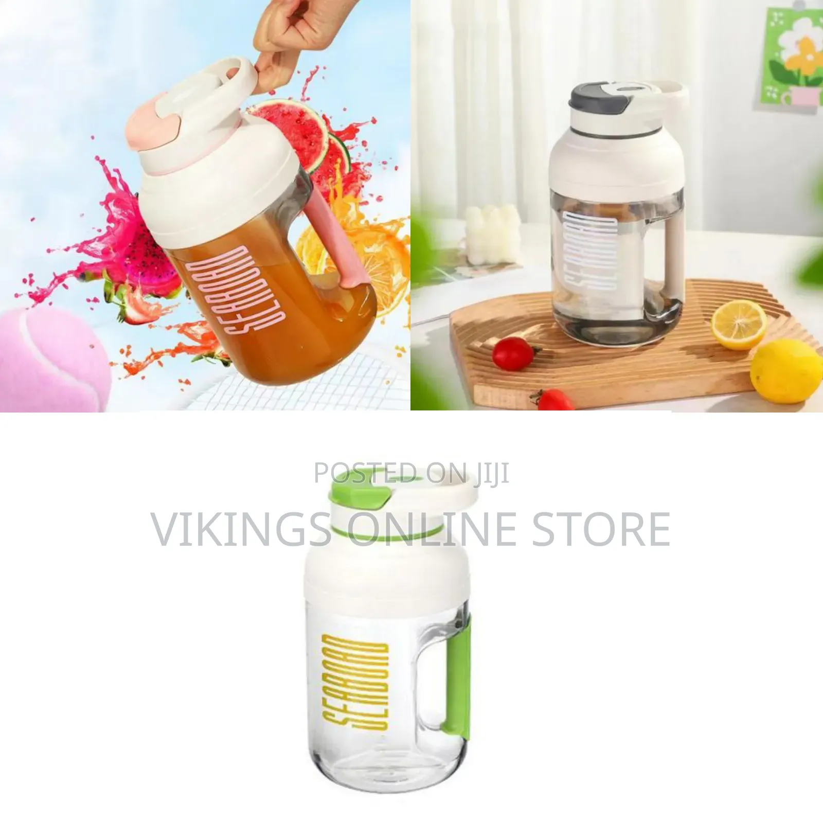 Seabroad 1.5L Portable Blender Juicing Bucket Rechargeable