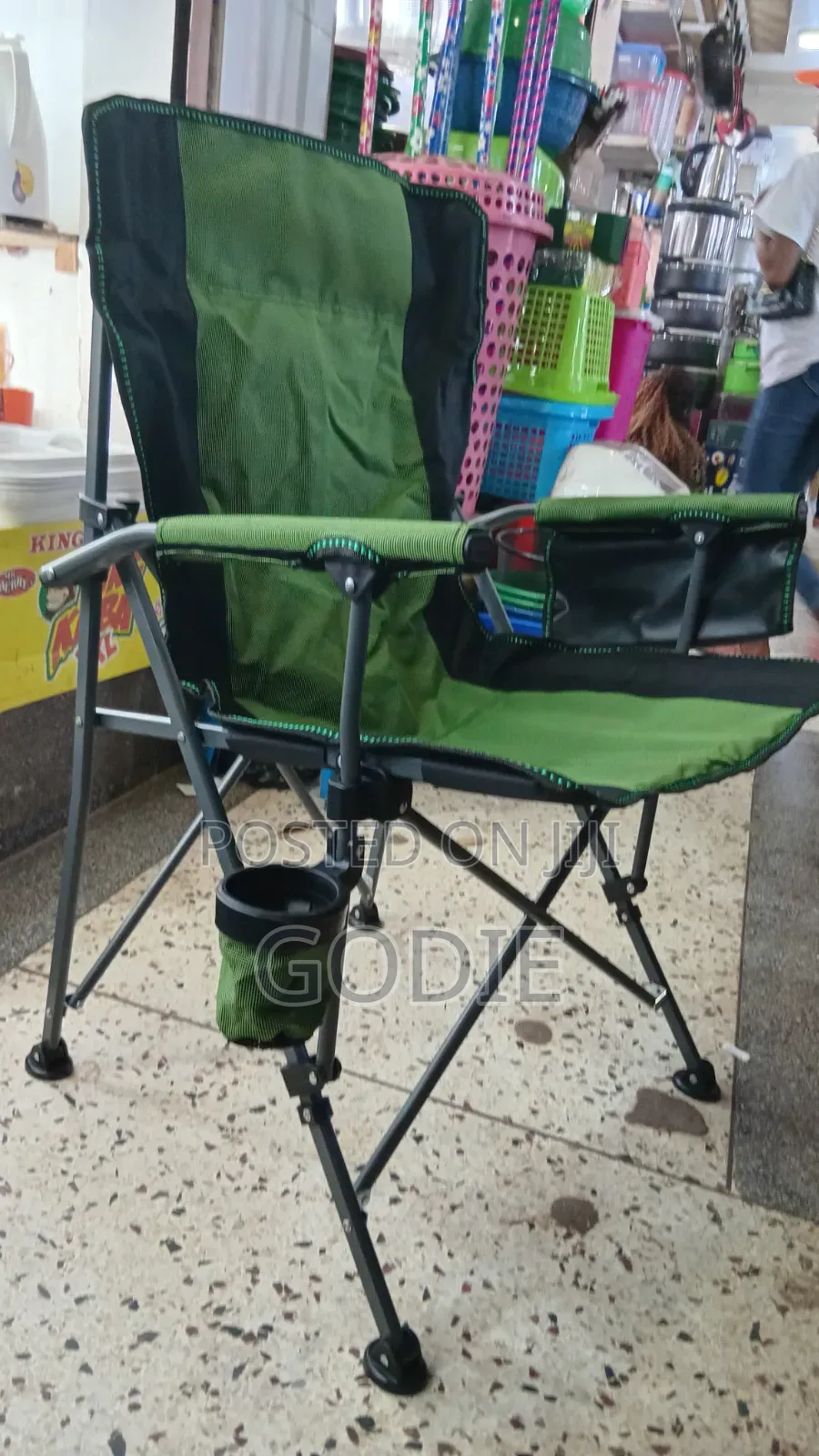 Heavy-Duty Foldable Camping Chair