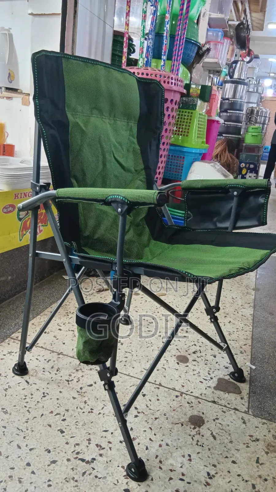Heavy-Duty Foldable Camping Chair