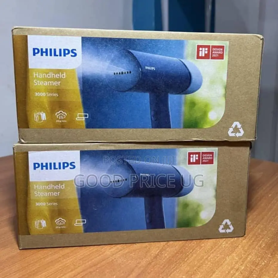Philips 3000 Series Handheld Steamers (Model STH3000/20).