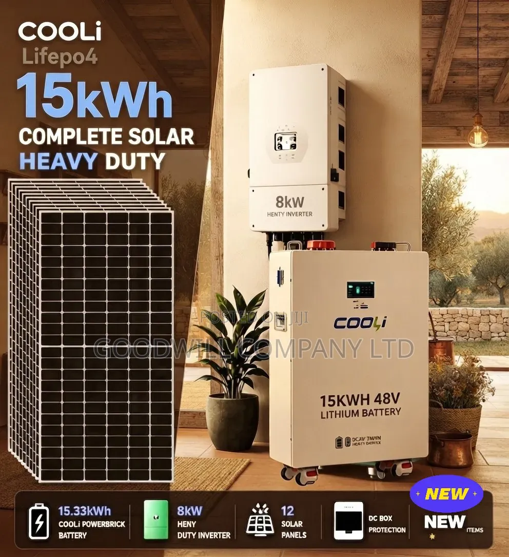 15kwh 8kva 48v Cool Hybrid Complete Solar System