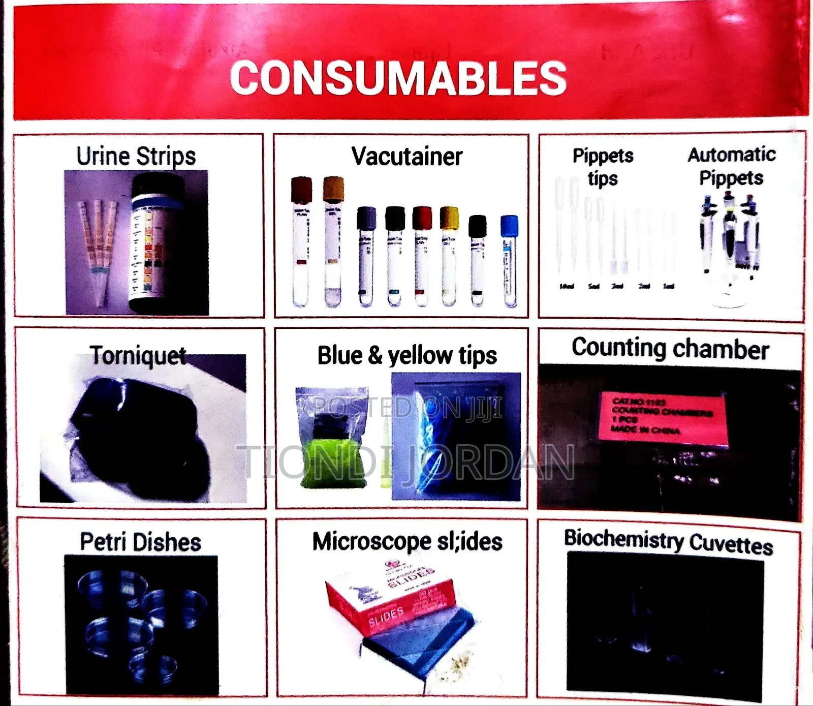 Medical Laboratory Equipments and Consummables