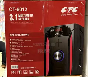 CTC CT-6012 3.1 Channel Multimedia Speaker System.