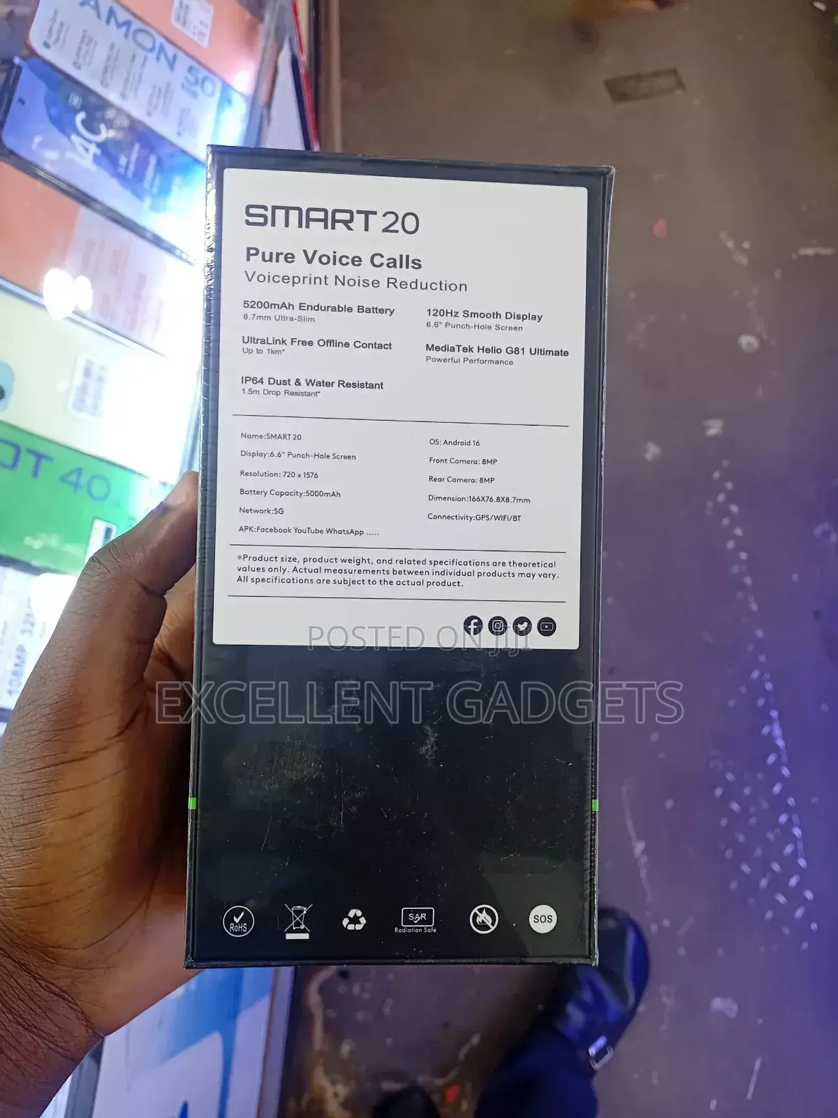 New Infinix Smart 20 128 GB Orange