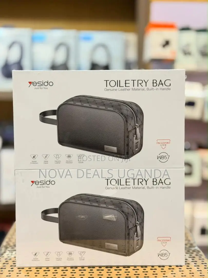 Yesido Multifunctional Fingerprint Security Organiser Bag, PU Leather