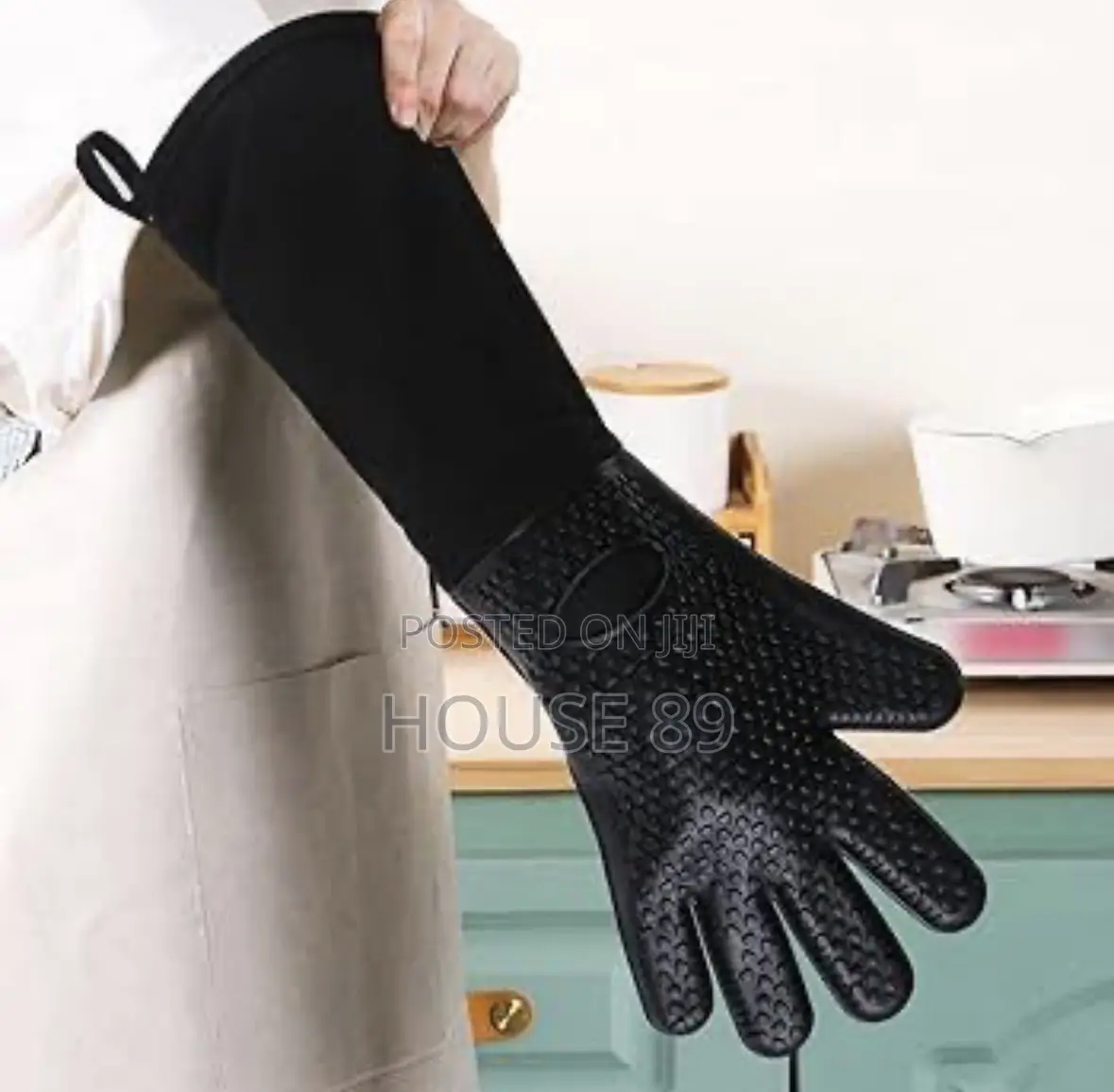 Extra Long Silicone Oven Gloves