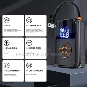 Portable Wireless Car Tire Inflator / Air Compressor.