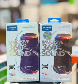 Anker Soundcore Flare 2 Bluetooth Speaker, With IPX7 Waterproof