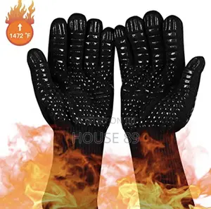 Heat Resistant Oven and Grill Gloves