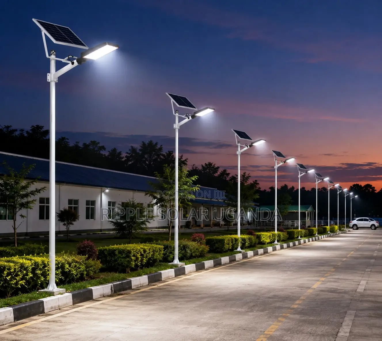 200W Solar Street Light With Panel Outdoor Security Kampala