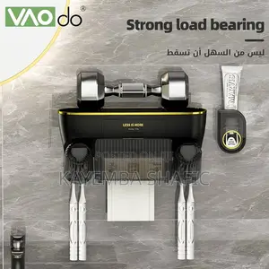 Multifunctional Toothbrush Holder Automatic Toothpaste Dispenser