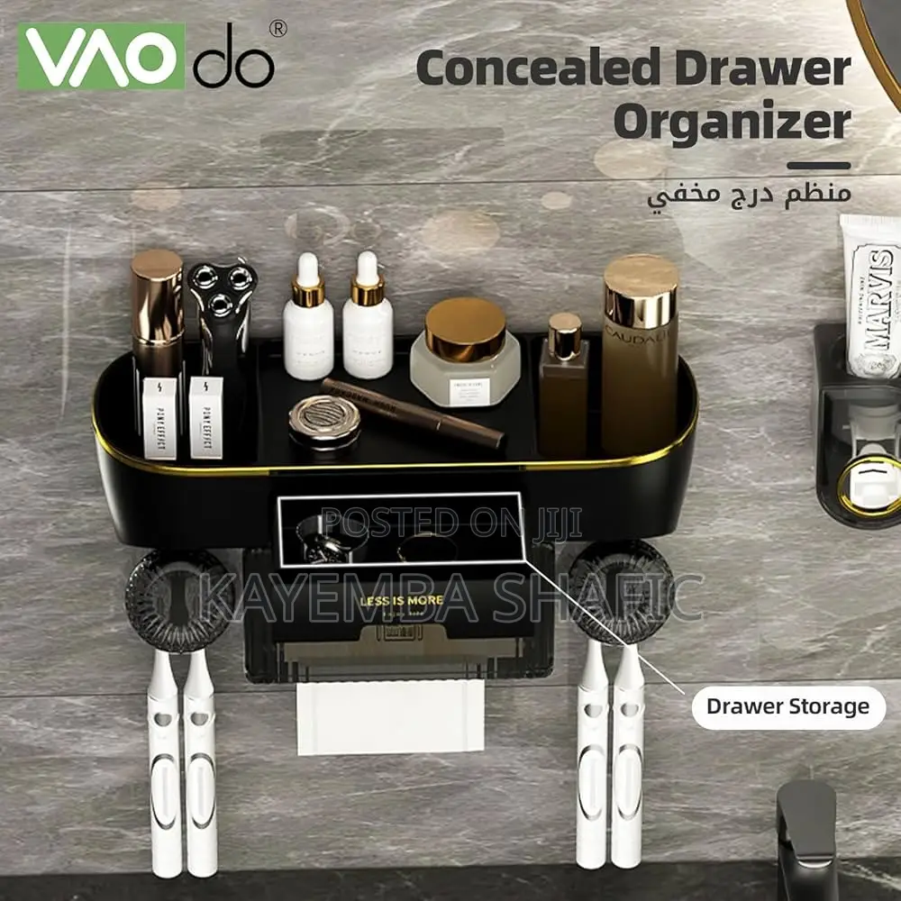 Multifunctional Toothbrush Holder Automatic Toothpaste Dispenser