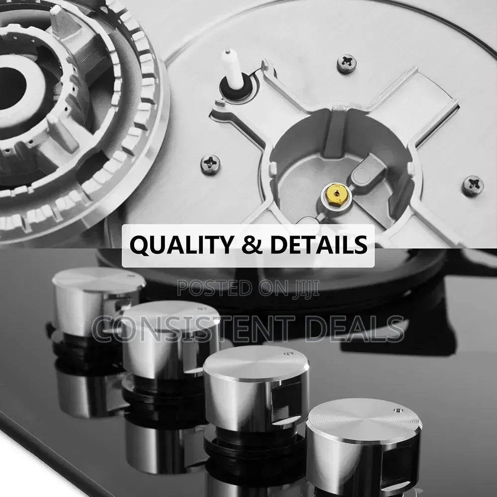 Gas Stovetop 4 Burner, Built-in/Countertop Propane Gas Cooktop