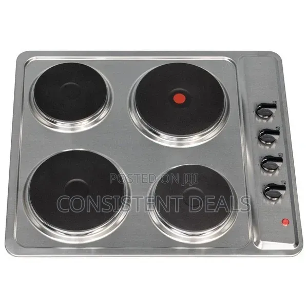4 Burner Stainless Steel Body Hotplate Cooker