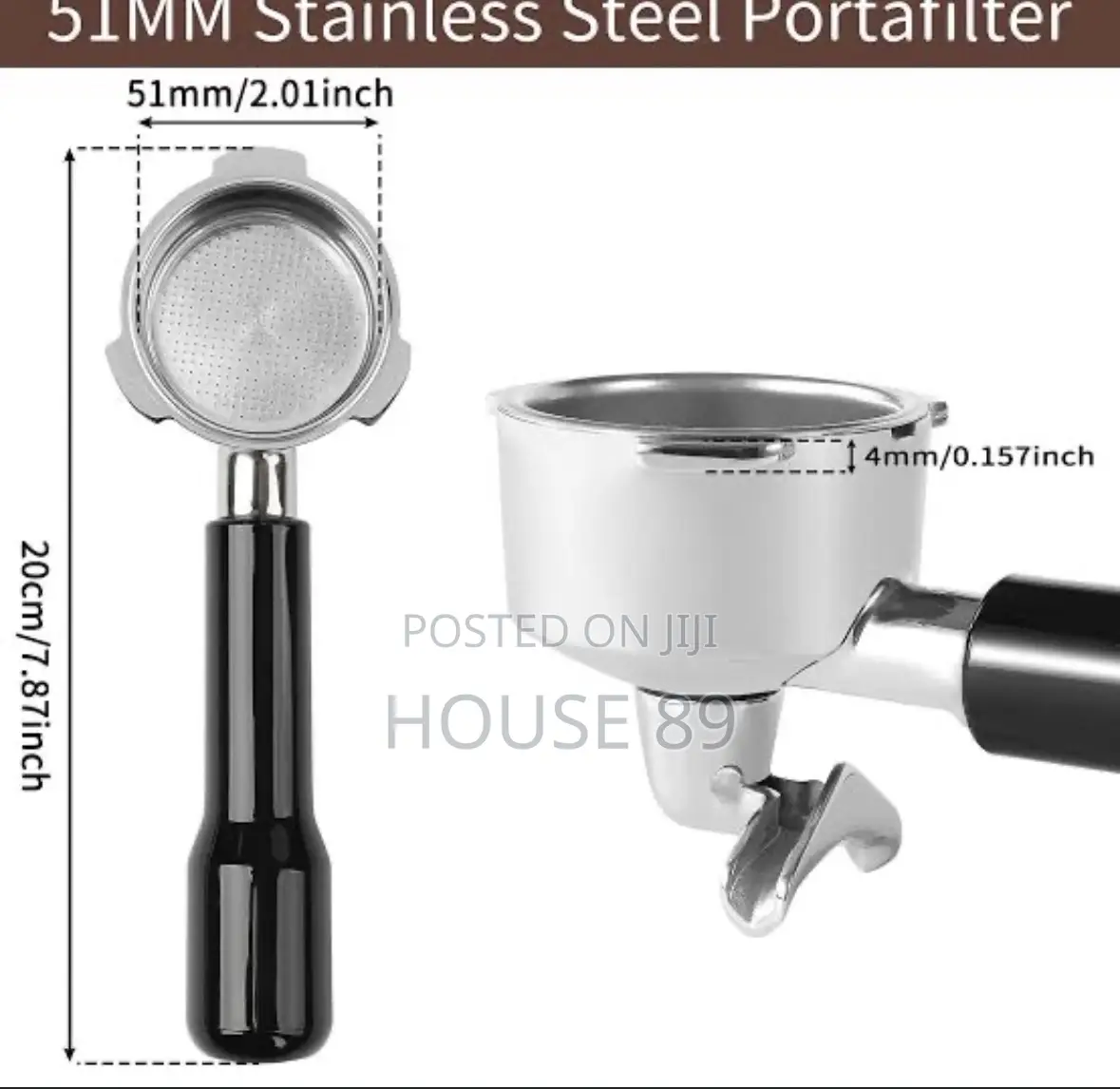 Professional-Grade Espresso Portafilter