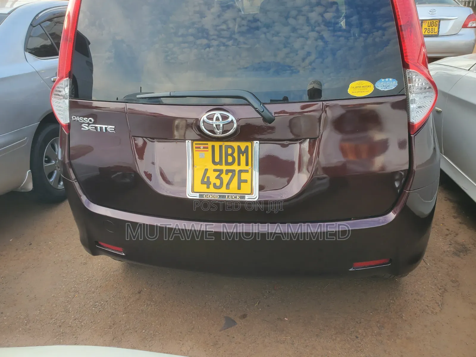 Toyota Passo Sette 2010 Burgundy