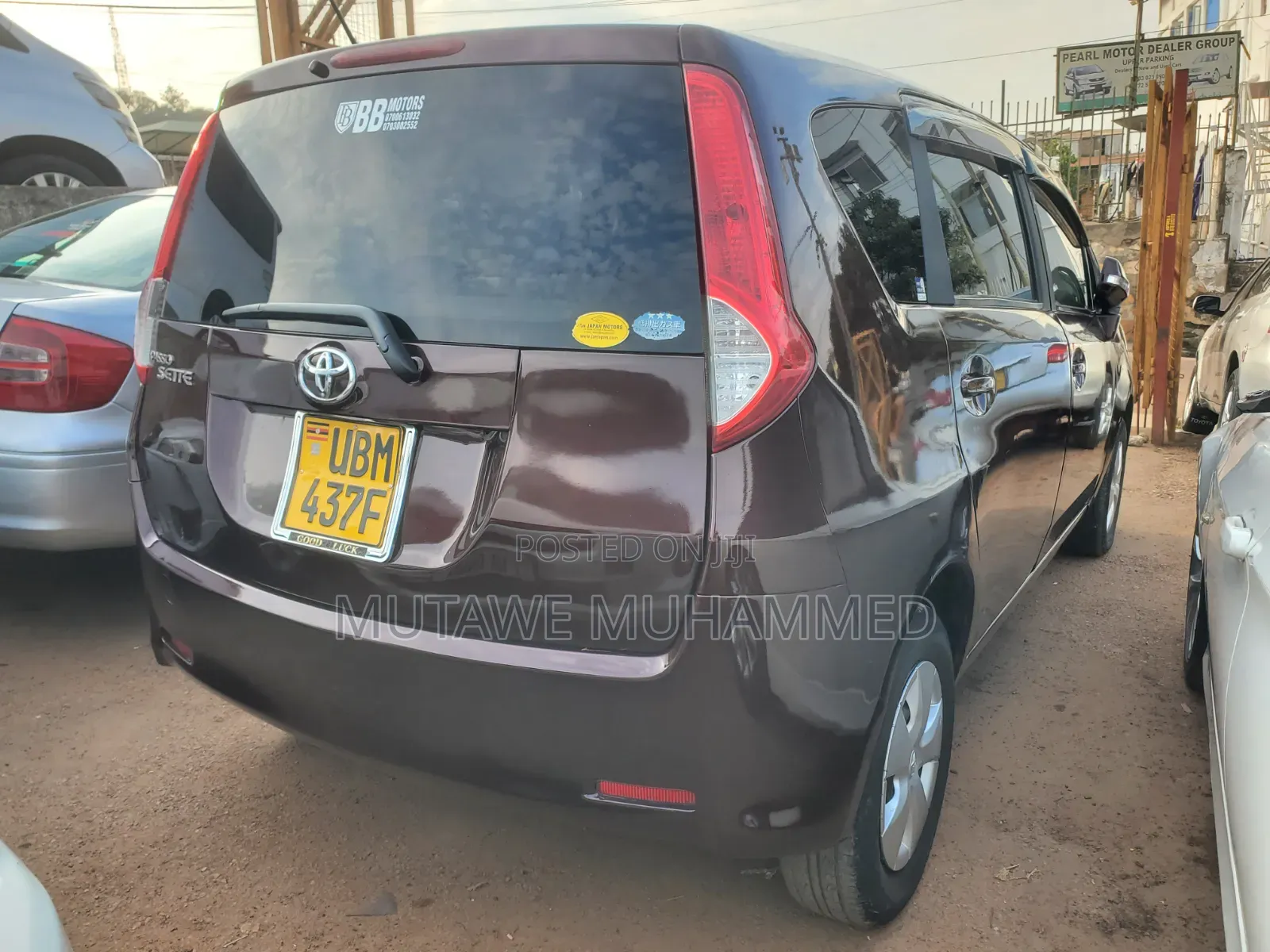 Toyota Passo Sette 2010 Burgundy
