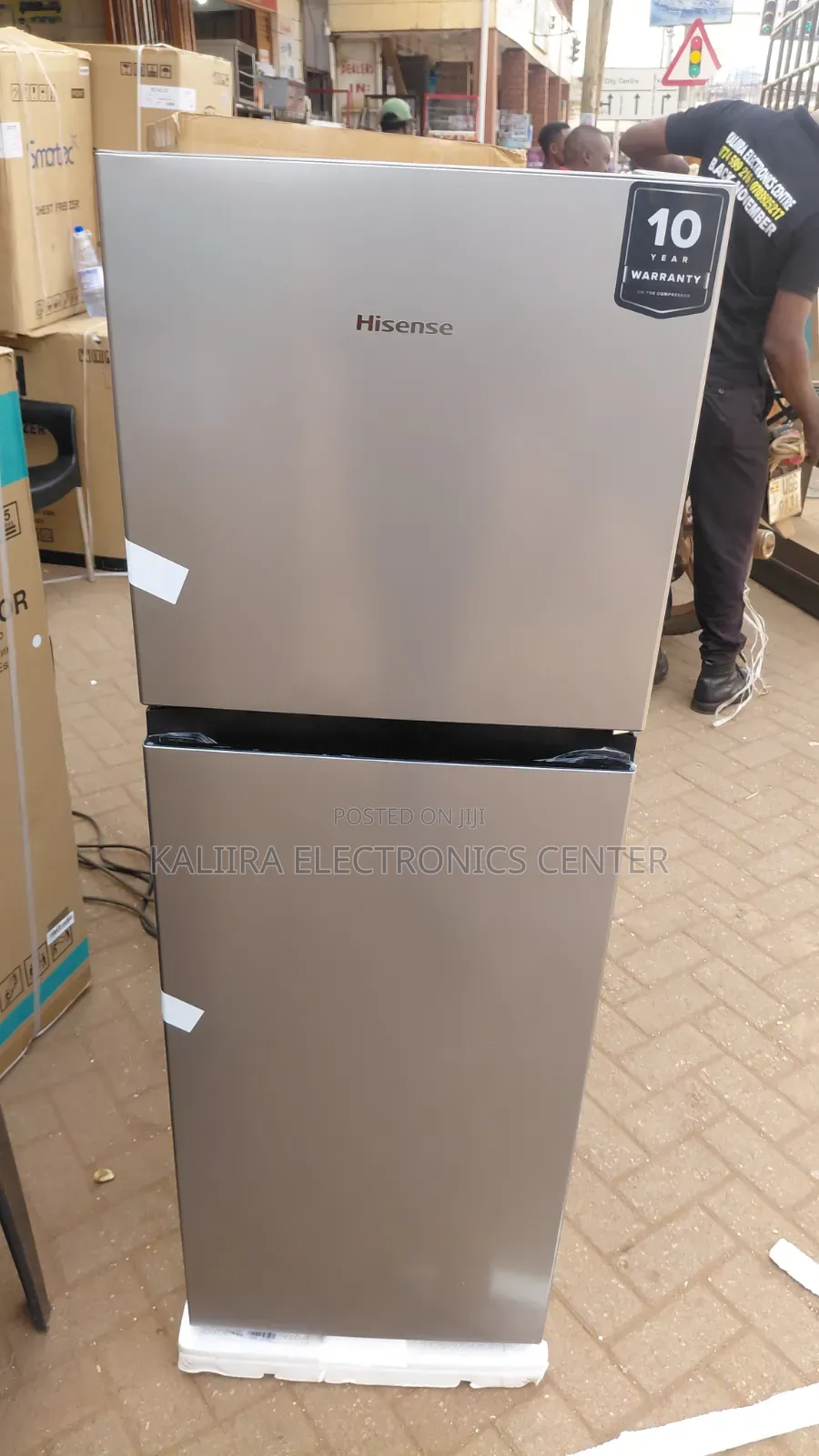 Medium Size Fridge Silver Colour