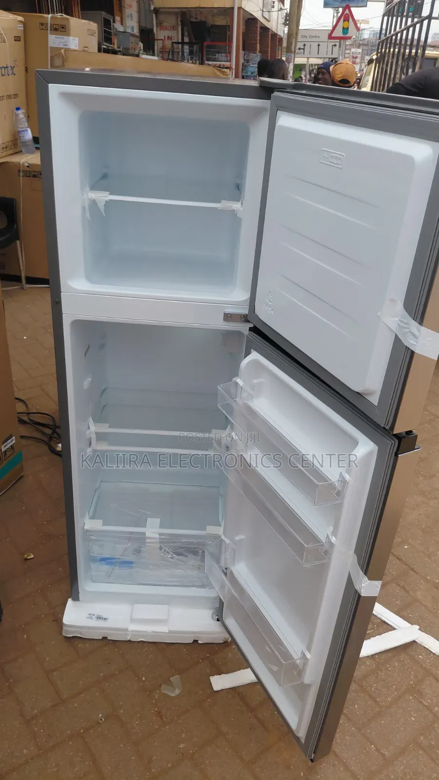 Medium Size Fridge Silver Colour
