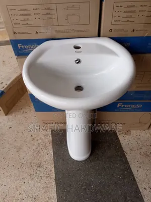 Hand Basin With Padstol Medium Size Good Quality (All Types)