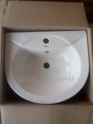 Hand Basin With Padstol Medium Size Good Quality (All Types)