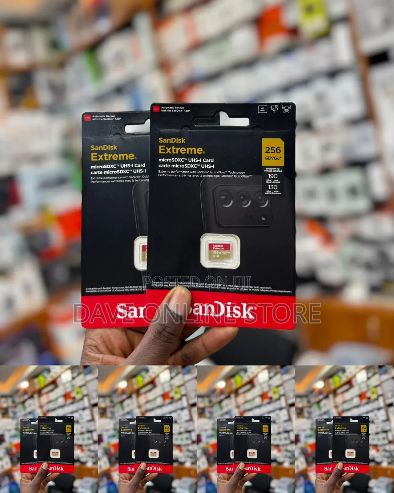Sandisk Extreme 256GB Memory Card