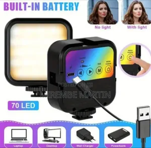 Video Light, Camera Light, 360° Full Color Portable Photography
