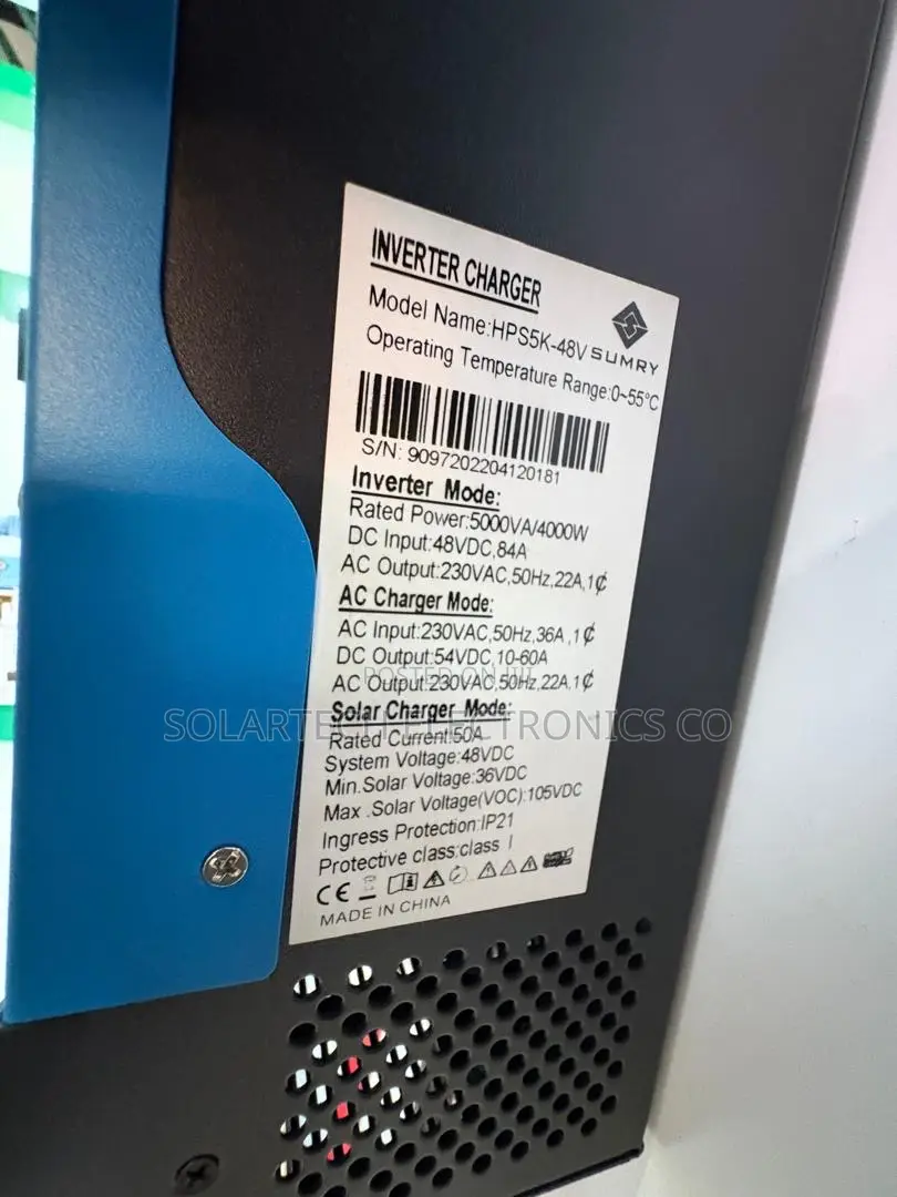 Sumry HPS5K-48V Solar Hybrid Inverter 5KVA 48V