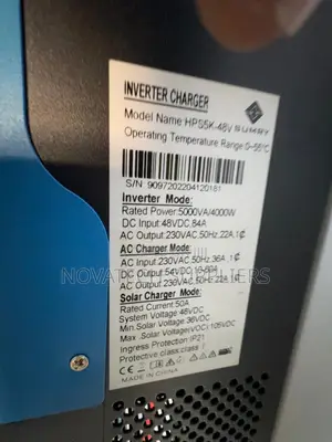 Sumry 5KVA Solar Inverter Charger With 105V PV Input