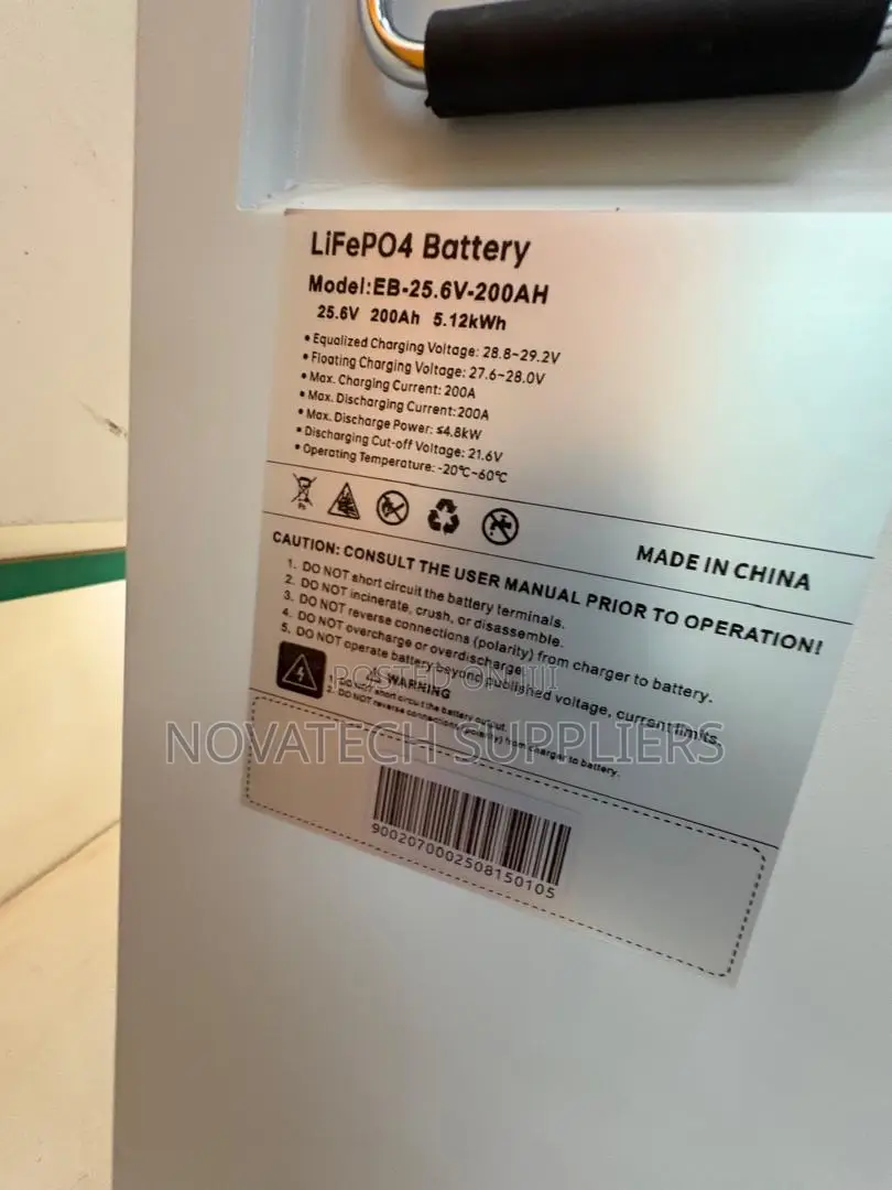 Sumry 5.12kWh LiFePO4 Solar Battery 6000 Cycles