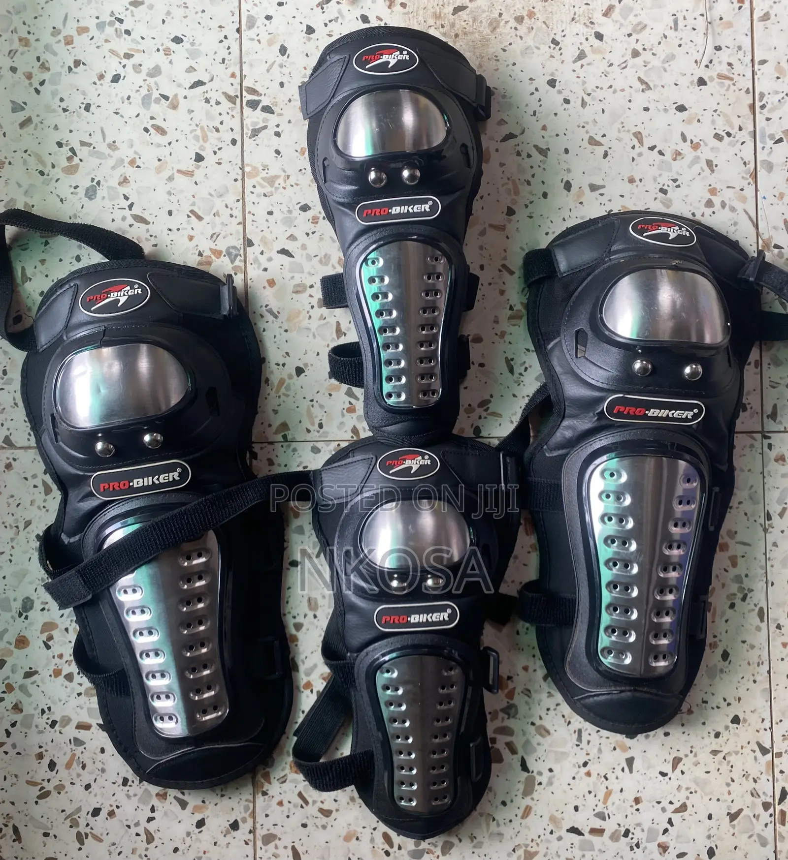 Pro X Stainless Steel and Alloy Knee and Elbow Protectors