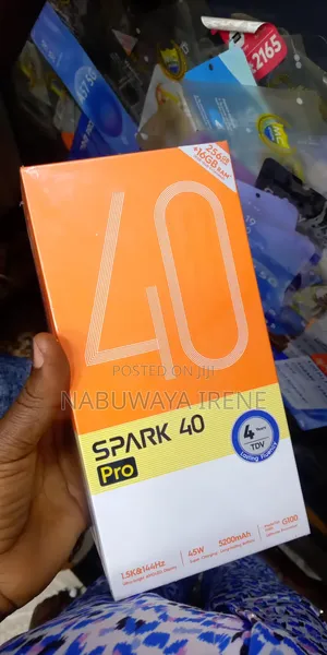 New Tecno Spark 40 Pro 256 GB Black