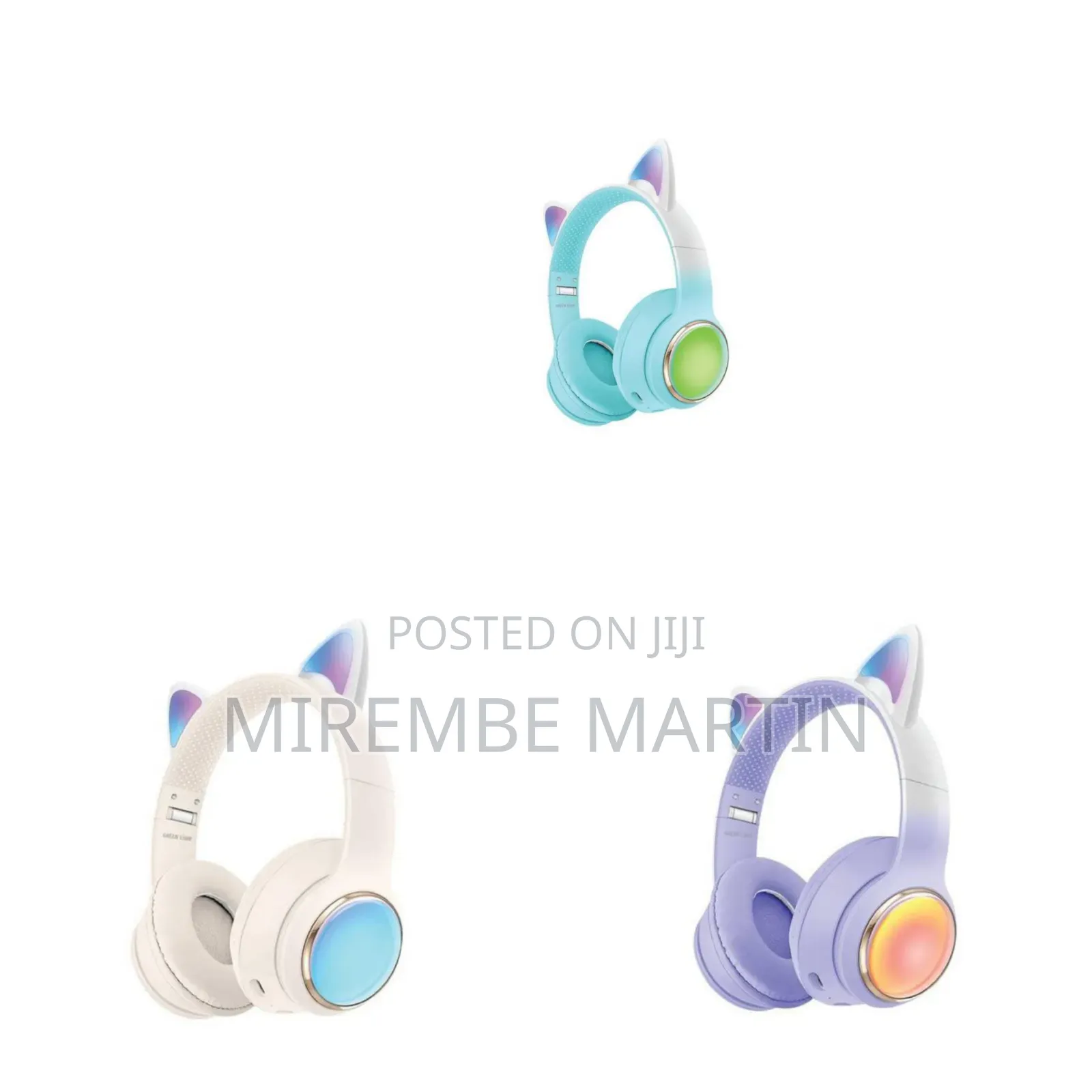 Green Lion GK-400 Kids Wireless Head Phone Bluetooth Gaming Gamer.