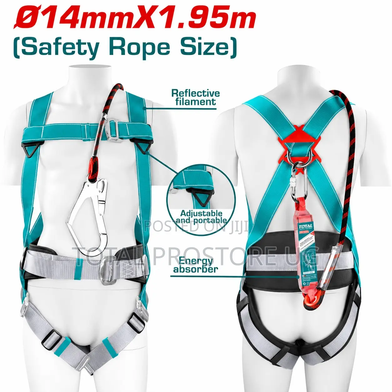 Safety Harness 14mm*1.95m.